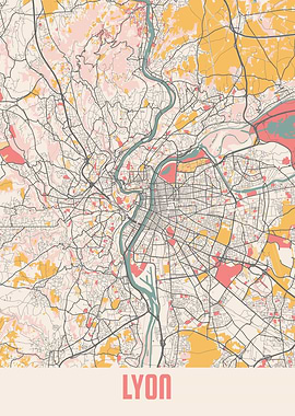 Lyon Chalk Map