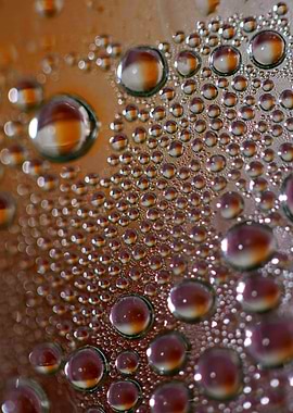 Water droplets background