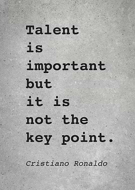 CR7 C Ronaldo Quote L005