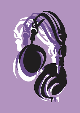 Headphones Purple