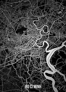 Ho Ci Minh dark map
