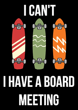 Board Skater Meeting Board