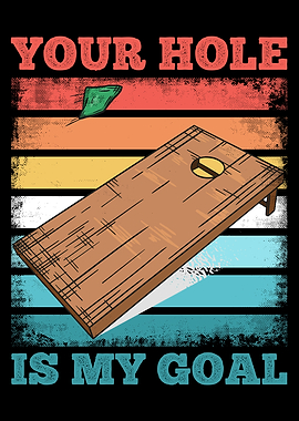 Retro Funny Cornhole Gift