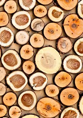 Wooden Disks Composition