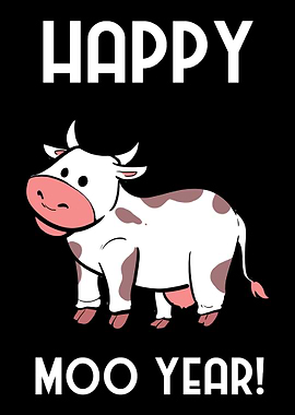 Happy Cow Moo Year Farmkee