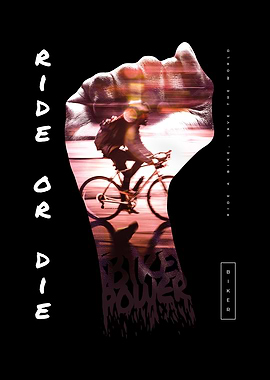 BICYCLE FIST RIDE OR DIE