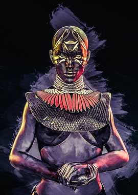 Fearless Black warrior