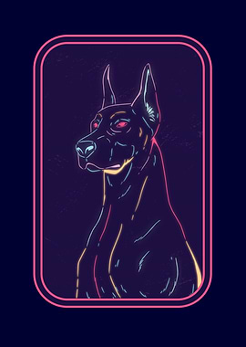 NEON DOBERMANN
