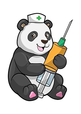 Panda Nurse Syringe