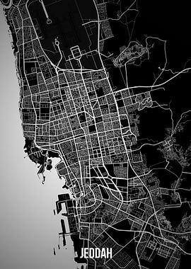 Jeddah dark map
