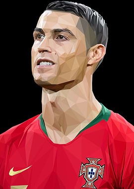 Ronaldo Portugal Lowpoly