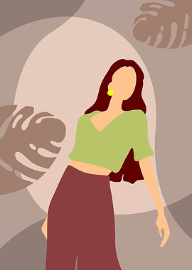 Minimalist Young Woman