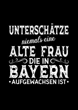 Bayrisch Alte Frau Bayern