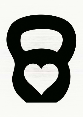 Kettlebell Heart Love
