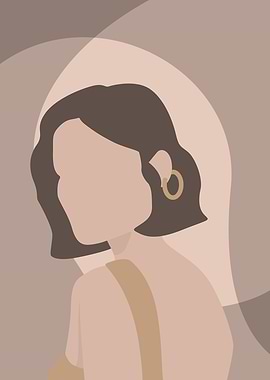 Minimalist Young Woman