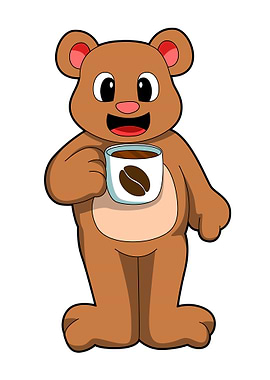 Bear Cup of Coffee