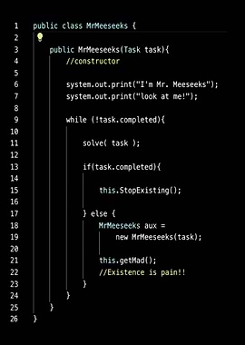 Mr MeeSeeks Algorithm