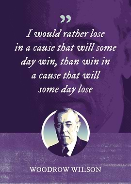 I would rather lose in a