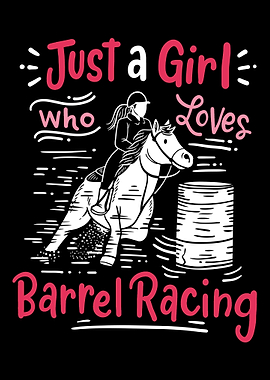 Barrel Racing Cowgirl Barr