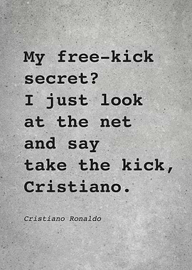 CR7 C Ronaldo Quote L029