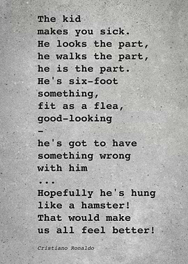CR7 C Ronaldo Quote L024