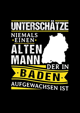 Alter Mann Baden Papa
