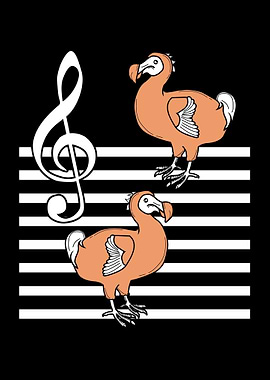Dodo Bird Music Note