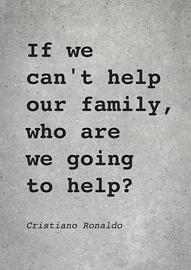 CR7 C Ronaldo Quote L022