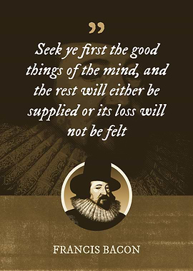 Seek ye first the good