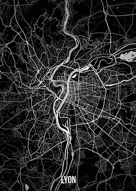 Lyon dark map