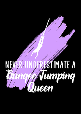 a bungee jumping queen