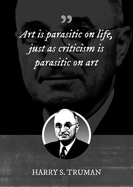 Art is parasitic on life