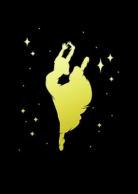 Ballerina Silhouette Dance