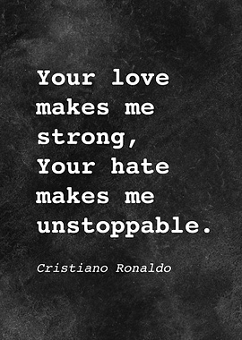 CR7 C Ronaldo Quote D002