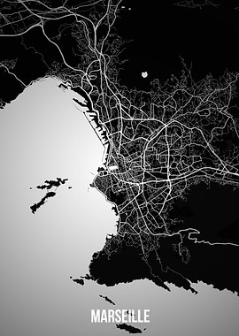 Marseille dark map