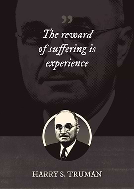 The reward of suffering is