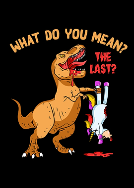 Trex Eating Unicorn