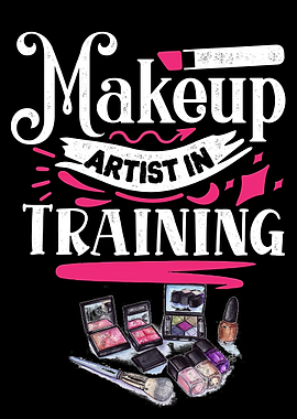 Makeup artist in training