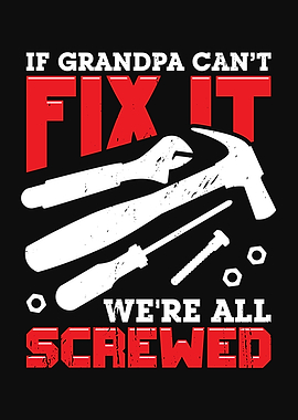 Grandpa Repairman Design