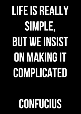 Confucius Simple and Happy