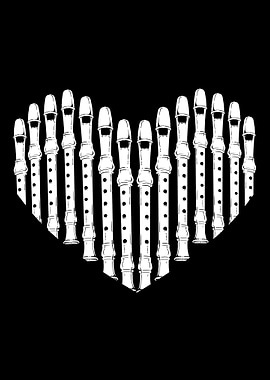 Flte Blockflte Herz Flt