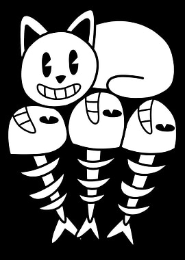Cats Fish Bones
