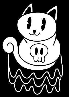 Pirate Cat Owns the Sea