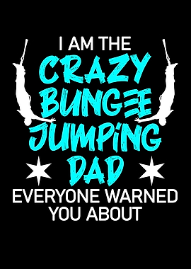 crazy bungee jumping dad