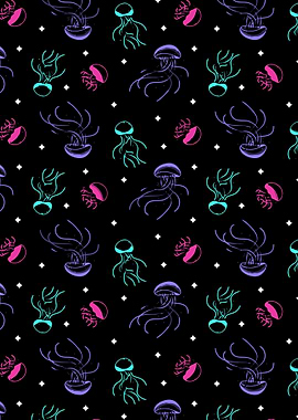 Jellyfish glow pattern