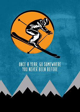 Ski Winter Sports Wall Art