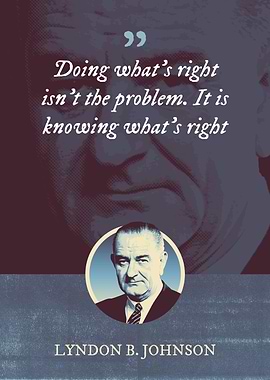 Doing whats right isnt