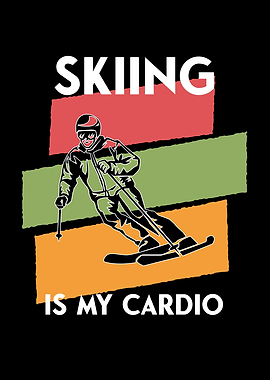 skiing is my cardio