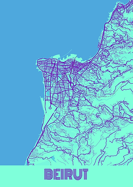 Beirut Galaxy City Map