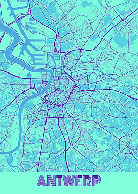 Antwerp Galaxy City Map